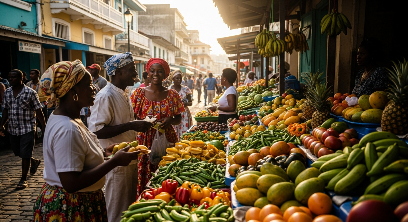 Haitian marketplace